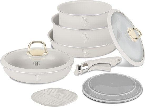 2dekans | Berlinger Haus 9 Delige Pannensets - Inductie -, Huis en Inrichting, Keuken | Potten en Pannen, Ophalen of Verzenden
