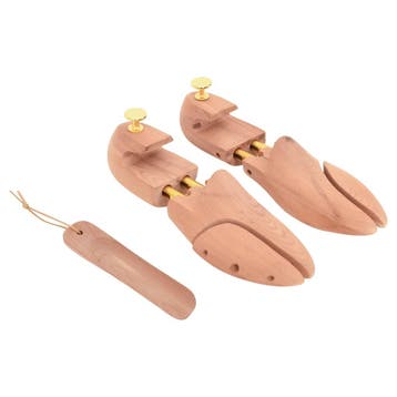 vidaXL Schoenspanner met schoenlepel EU 36-37 massief, Verzenden, Nieuw