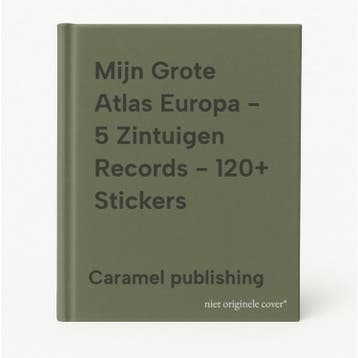 Mijn Grote Atlas Europa - 5 Zintuigen Records - 120+, Verzenden, Caramel publishing