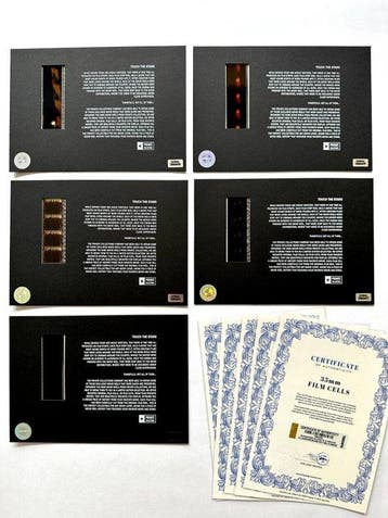 Bruce Willis – Rare Set of 5 Mounted 35mm Film Cells –