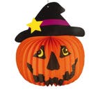 Halloween Pompoen Lampion 28cm, Verzenden, Nieuw