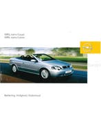 2004 OPEL ASTRA COUPE | CABRIOLET INSTRUCTIEBOEKJE