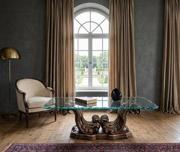 Middentafel - Hout - Antieke Florentijnse salontafel