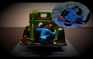 Tintin - Album : Le Lotus Bleu - La voiture de, Nieuw