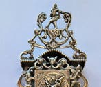 Beeldje - Prachtige Nederlandse gekeurd miniatuur wandklokje, Antiek en Kunst