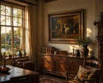 European school (XIX), After Jan Steen - Escena de taberna, Antiek en Kunst