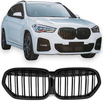 Sportieve Grille geschikt voor BMW X1 F48 (Facelift) dubbele, Verzenden, Nieuw