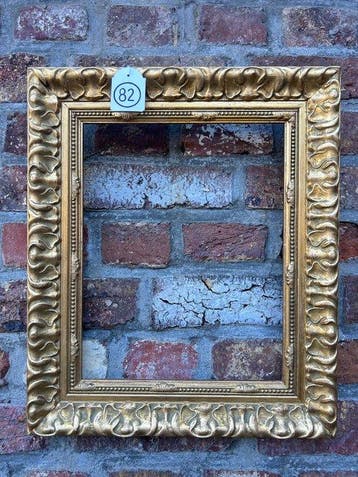 Lijst - 82. Oude goud vergulde schilderijlijst. Voor