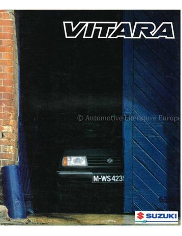 1989 SUZUKI VITARA BROCHURE NEDERLANDS, Boeken, Nieuw