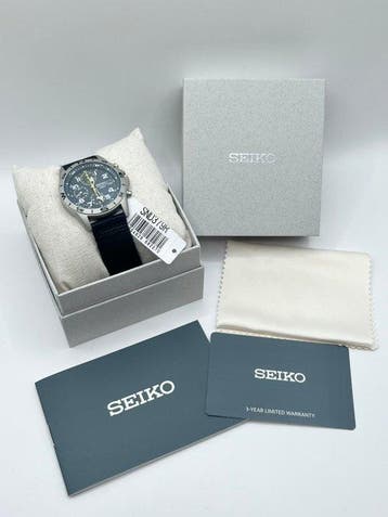 Seiko - Blue Chronograph - Zonder minimumprijs - SND379P2 -