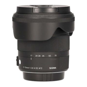 Sigma 17-70mm F/2.8-4 DC OS HSM (Canon) met garantie, Ophalen of Verzenden, Gebruikt