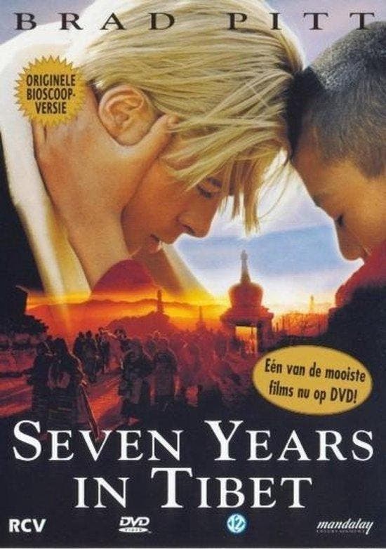 Seven Years In Tibet (dvd tweedehands film), Cd's en Dvd's, Dvd's | Actie, Ophalen of Verzenden
