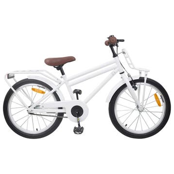 vidaXL Kinderfiets 18 Inch voor 5-7 jaar oud Wit, Fietsen en Brommers, Verzenden, Nieuw
