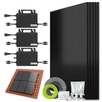 Zonnepanelen pakket voor schuindak - 2.2 kW - 5x 430, Doe-het-zelf en Bouw, Ophalen of Verzenden, Nieuw