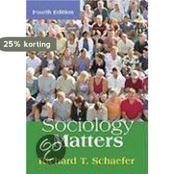 Sociology Matters 9780073404318 Richard T. Schaefer, Verzenden, Richard T. Schaefer