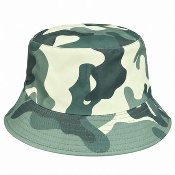 Bucket Hat Hoedje - Camouflageprint - Groen