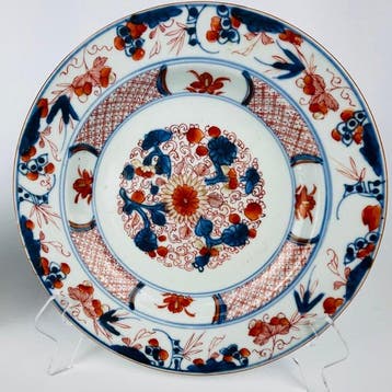 Bord (2) - Porselein - Kangxi-schotel