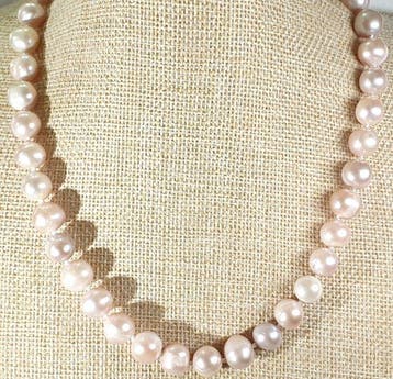 Perlas Rosas Naturales Agua Dulce - Simbolo de Pureza -