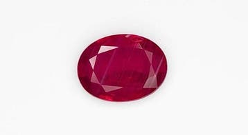 1 pcs Rouge Rubis - 4.14 ct - GRS (Laboratoire Gem Research