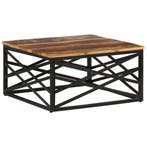 vidaXL Salontafel 68x68x35 cm massief gerecycled hout, Huis en Inrichting, Tafels | Salontafels, Verzenden, Nieuw