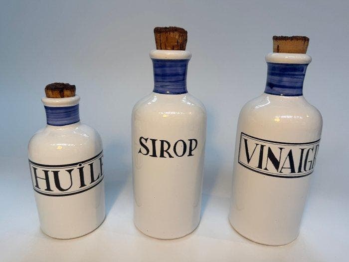 Faience de Biot - Apothekerspot (12) - Porselein - Praktisch, Antiek en Kunst, Antiek | Meubels | Tafels