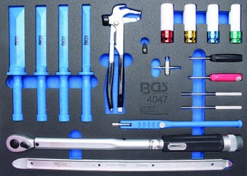 Bgs Technic 3/3 Gereedschap module 18-delig banden service g, Auto diversen, Autogereedschap, Verzenden, Nieuw