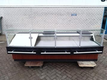 Emondt Koeltoonbank - B290 x D125 x H115 cm - rechte glas, Nieuw
