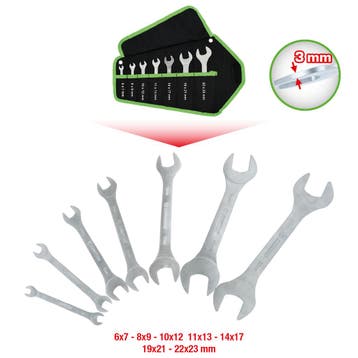 Competition Extra Dunne Steeksleutelset 7-delig, Auto diversen, Verzenden, Nieuw