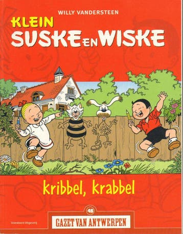 Klein Suske en Wiske - Kribbel, Krabbel / Gazet van, Verzenden, Gelezen, Willy Vandersteen