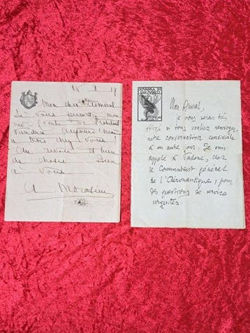 Gabriele dannunzio - Importantes Lettres Signées & Archives, Nieuw