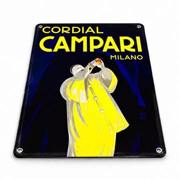 Campari Cordial Milano Vintage reclamebord – XXL 60x40 cm –