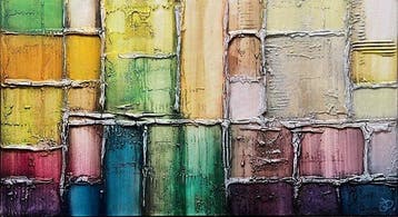 Jakub Maur Jecminek - SPECTRAL MOSAIC - 3D relief - ready to