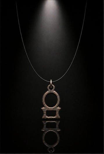 Keltische beschermende hanger - Brons Amulet (Zonder