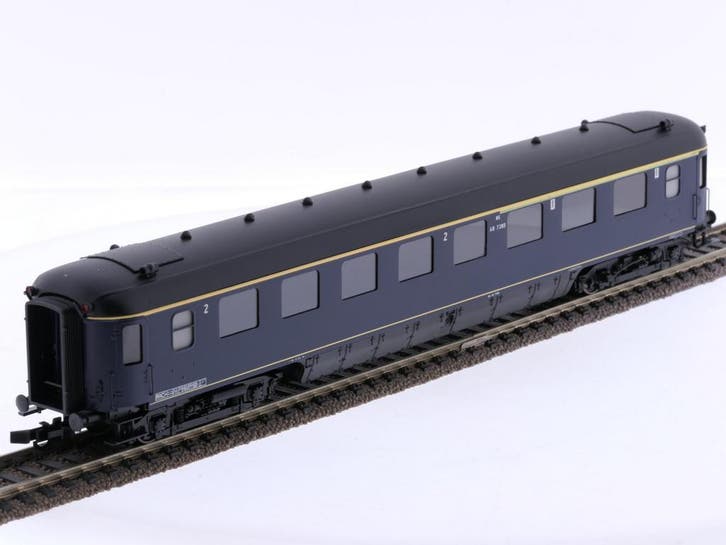 Schaal H0 Philotrain 2036A personenrijtuig 1e/2e kl. Plan..., Hobby en Vrije tijd, Modeltreinen | H0, Gelijkstroom, Overige typen
