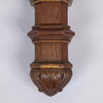 Neogotische console, eikenhout, 19e-eeuw - Eik - 1850-1900