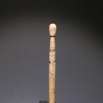Oud-Romeins Been Haarspeld. Lengte 8,7 cm. (Zonder