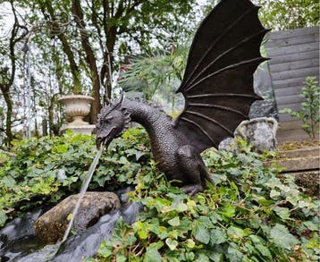 Fontein - XL Bronze Dragon - 2026, Antiek en Kunst, Curiosa en Brocante