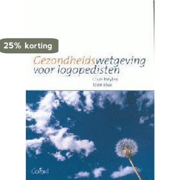 Gezondheidswetgeving voor logopedisten 9789044116588, Verzenden, Gelezen, L. Heylen