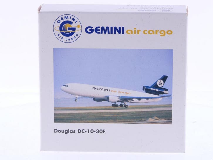 Schaal 1:500 Herpa 500098 Gemini Air Cargo Douglas DC-10-..., Hobby & Loisirs créatifs, Modélisme | Avions & Hélicoptères, Enlèvement ou Envoi