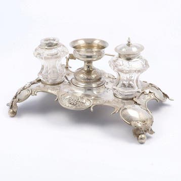 Leendert Glazener (Rotterdam 1854) - Inktstel - Inktpot -