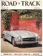 1955 ROAD AND TRACK MAGAZINE OKTOBER ENGELS, Ophalen of Verzenden, Nieuw