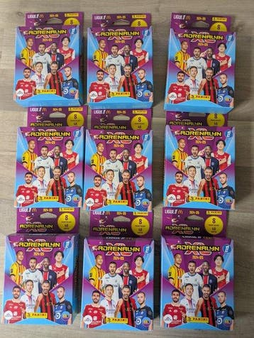 2024/25 Panini Adrenalyn 2024/2025 + 9 boxs (soit 432