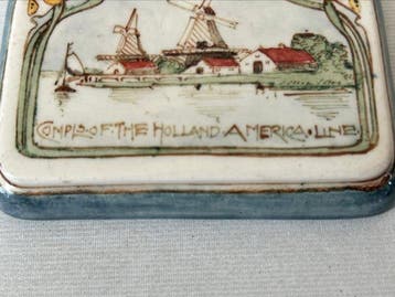 Holland, Fayence- en Tegelfabriek - J.W. Mijnlieff - Vaas -, Antiquités & Art