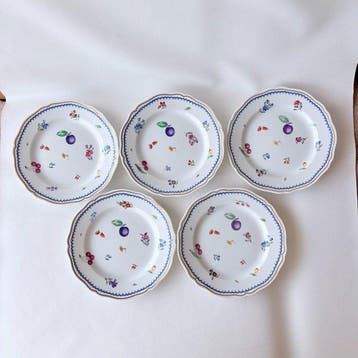 Richard Ginori - Assiette (5) - Porcelaine - Assiettes à