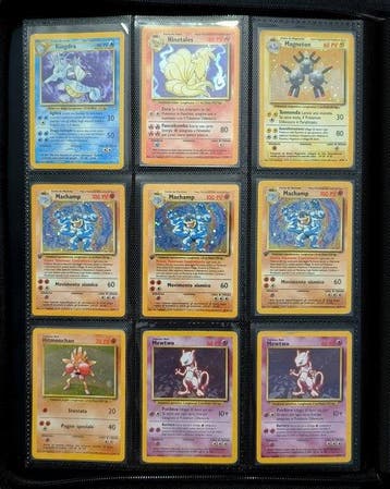 19 Onvolledige set - Aerodactyl, Arbok, Mewtwo, Machamp,, Hobby en Vrije tijd, Verzamelkaartspellen | Pokémon, Nieuw
