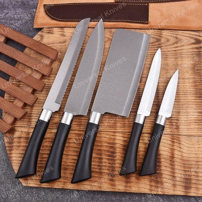 Keukenmes - hars, handgemaakt staal - Noord Amerika, Antiek en Kunst, Antiek | Keukengerei