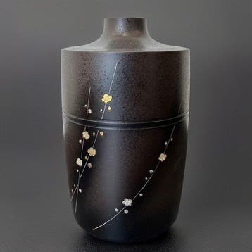 Vaas - Brons, Goud - Japan - Bronzen vaas (Zonder