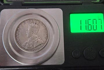 Brits India. George V. 1 Rupee 1913 (Zonder minimumprijs)
