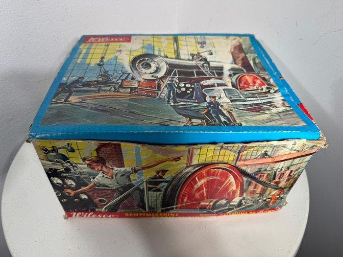 Stoommachine - Wilesco - Metaal - D20-stoommachine, in doos, Antiek en Kunst, Antiek | Speelgoed