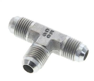 Raccord En T JIC UNF 9/16-18 Mâle Acier 275bar, Verzenden, Nieuw